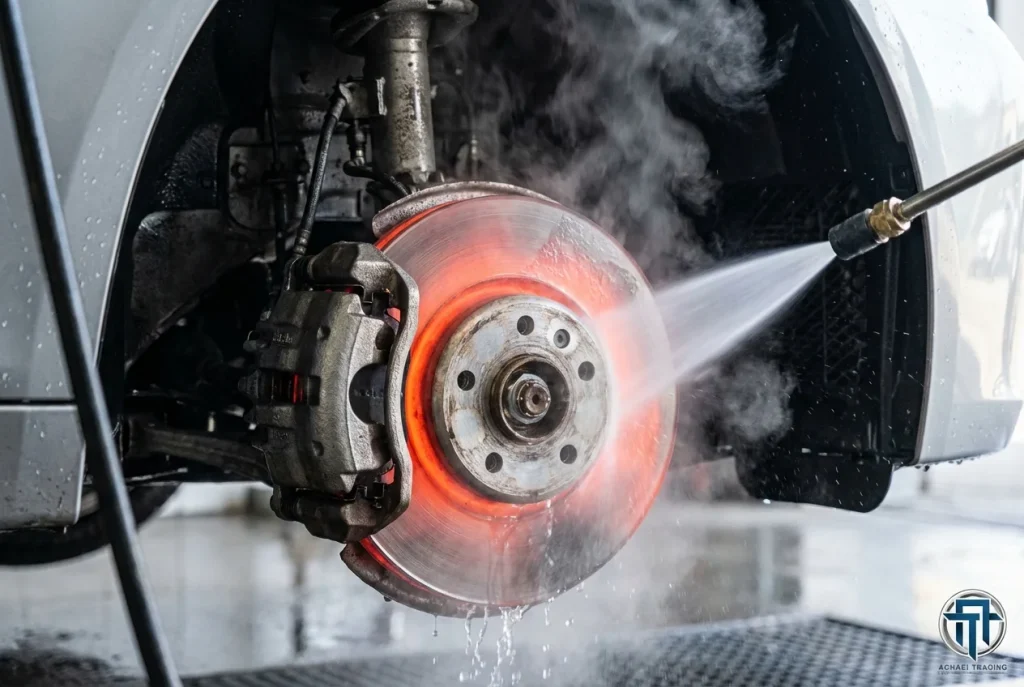 دیسک ترمز BMWسوراخدار یا ساده؟ (زیمرمن یا تکستار برای رفع لرزش) 3 آب گرفتن روی دیسک داغ: دشمن اصلی انواع دیسک ترمز BMW و در کارواش